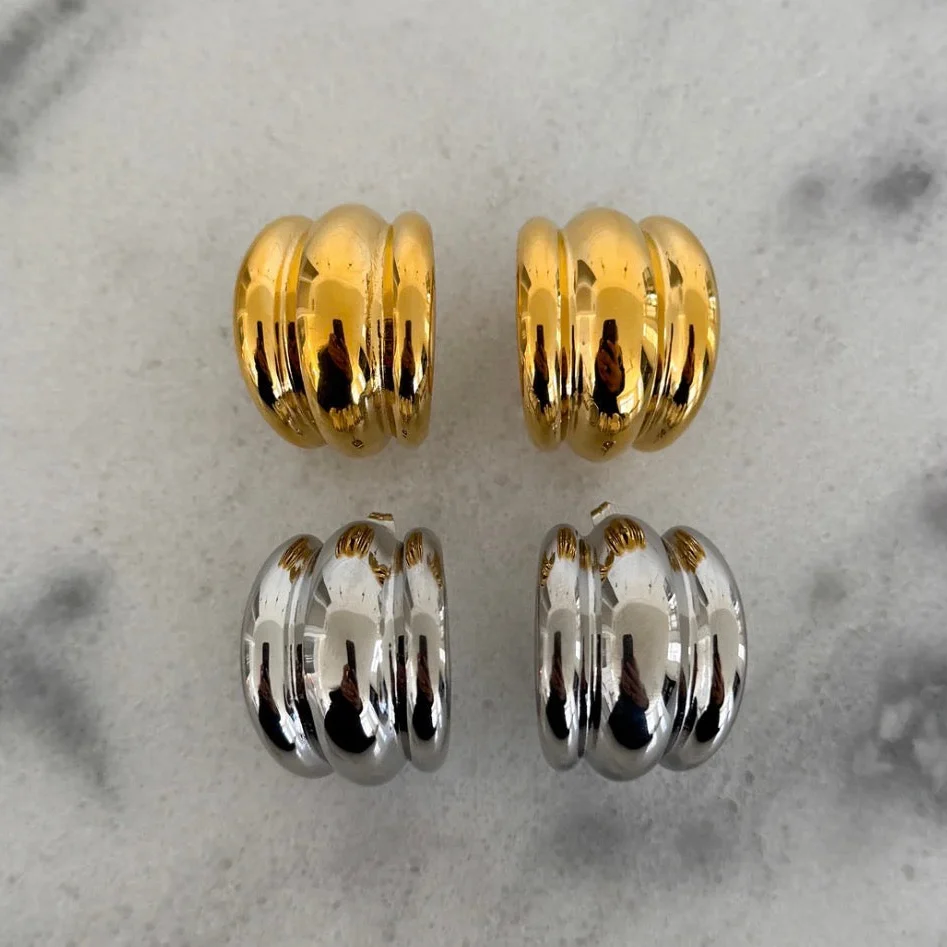 Bella Hoops - SILVER - Image 2