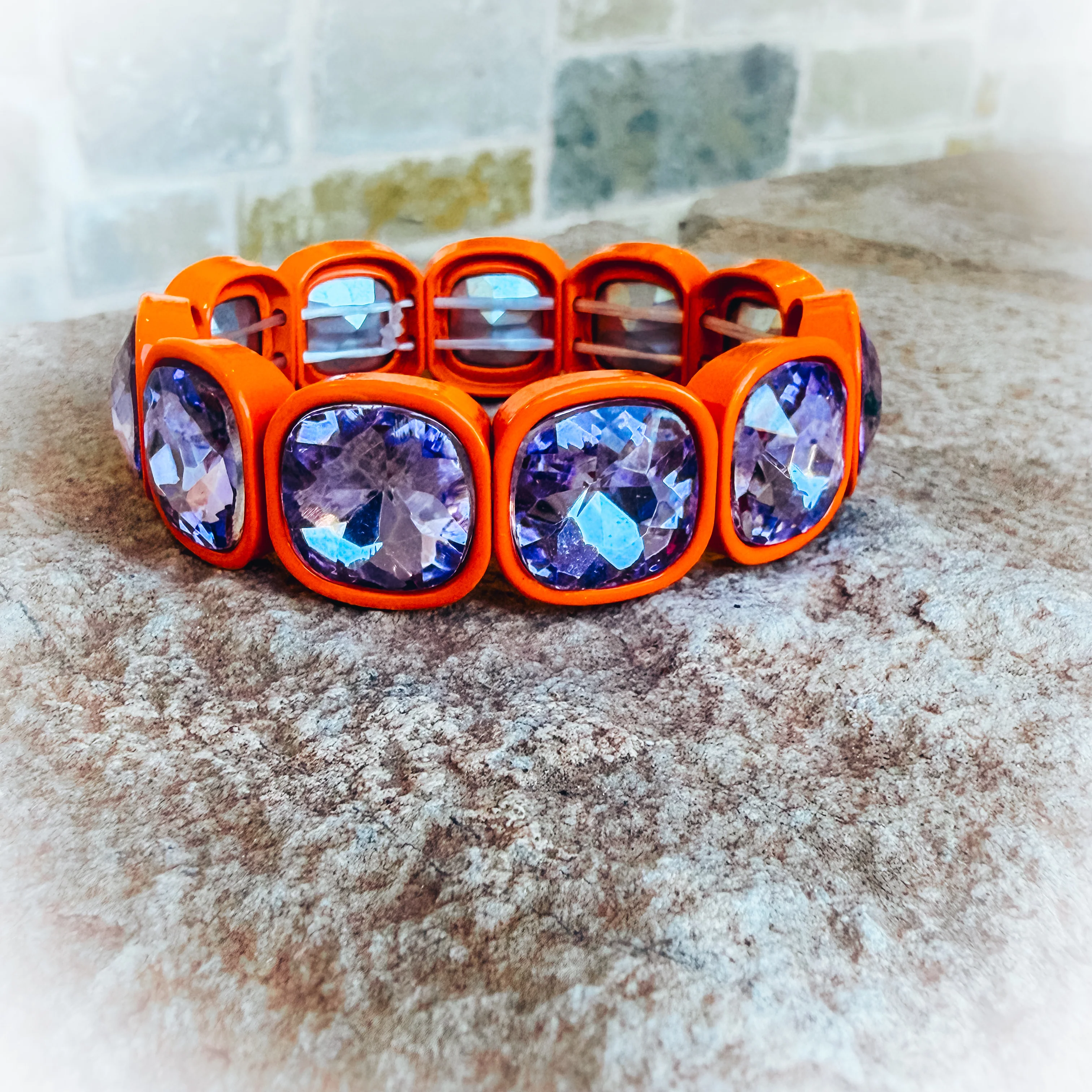 Confetti Gem Stretch Bracelets - Image 2