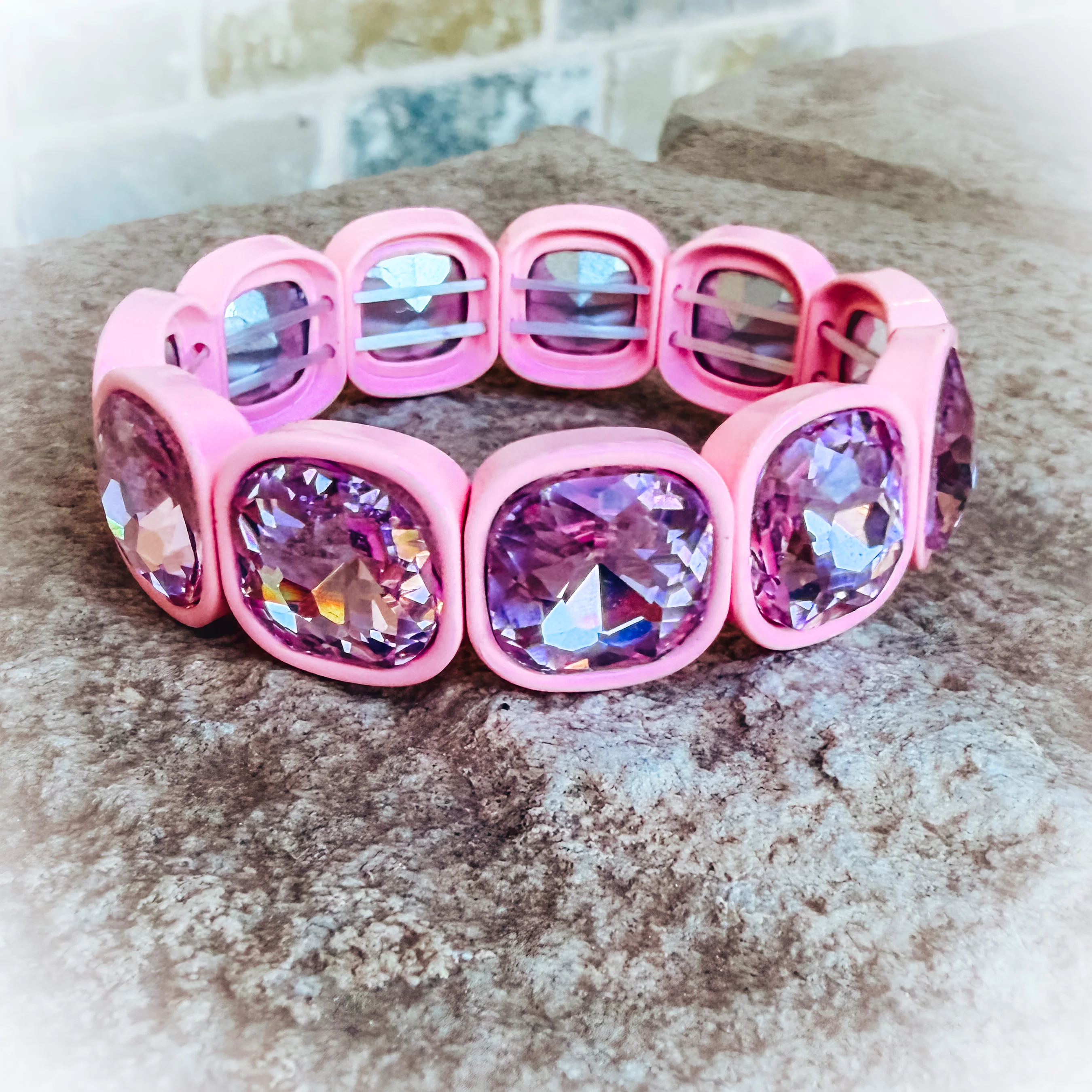 Confetti Gem Stretch Bracelets - Image 4