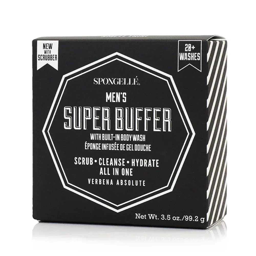 Men's Super Buffer Soap Sponge | Black Scrubber - Image 3