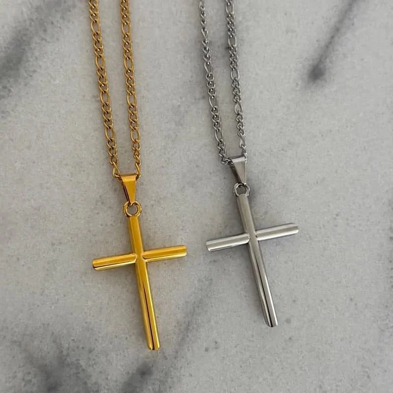 Silver Cross Necklace - Image 2
